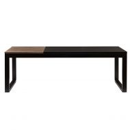 Holly & Martin Lydock Cocktail Coffee Table, Black Finish