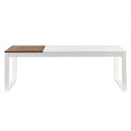 Holly & Martin Lydock Cocktail Coffee Table, White Finish