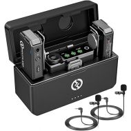 Hollyland Lark Max Wireless Microphone Bundle with 3.5mm External Clip on Lavalier Mic