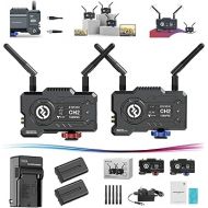 Hollyland Mars 400S PRO 400ft 1080p Wireless HDMI & SDI Video Transmitter and Receiver 5G 0.08s Latency APP Support Android & iOS Wireless Video Transmission [2 Battery Pack & AC Charger Bundle]