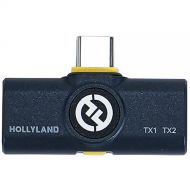 Hollyland LARK M2 Wireless Receiver with USB-C Connector for Mobile Devices (2.4 GHz, Shine Charcoal)