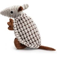 Hollypet Dog Toys, Plush Dog Toys, Squeaky Dog Toys, Stuffed Toys for Small Medium Large All Breed Sizes Dogs, Big Armadillo Animals Toy, Puppy Chew Toy with Clean Teeth, Gray