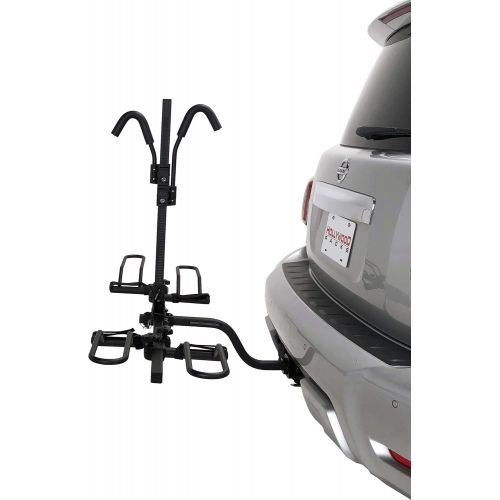  Hollywood Racks - 2-Bike Hitch Mounted Rack, HR200Z Trail Rider Platform Style Bike Rack - Fits 1.25 and 2-Inch Receivers