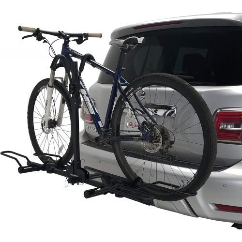  Hollywood Racks - 2-Bike Hitch Mounted Rack, HR200Z Trail Rider Platform Style Bike Rack - Fits 1.25 and 2-Inch Receivers