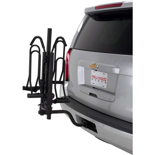  Hollywood Racks - 2-Bike Hitch Mounted Rack, HR200Z Trail Rider Platform Style Bike Rack - Fits 1.25 and 2-Inch Receivers