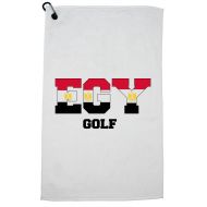 Hollywood Thread Egypt Golf - Olympic Games - Rio - Flag Golf Towel with Carabiner Clip