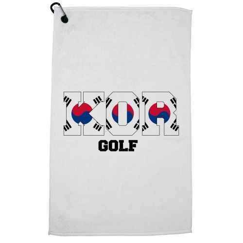  Hollywood Thread South-korea Golf - Olympic Games - Rio - Flag Golf Towel with Carabiner Clip