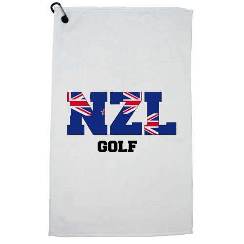  Hollywood Thread New zealand Golf - Olympic Games - Rio - Flag Golf Towel with Carabiner Clip