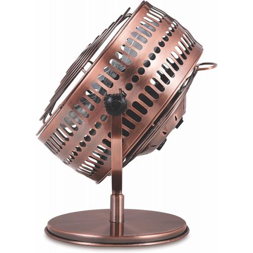 [아마존 핫딜]  [아마존핫딜]Holmes Heritage Desk Fan, 6-inch, Brushed Copper