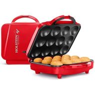 Holstein Housewares Cupcake Maker, Non-Stick Coating, Red - Makes 12 Full Size Cupcakes, Muffins, Cinnamon Buns, and much more for Birthdays, Holidays, Bake Sales or Special Occasi