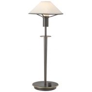 Holtkoetter 6514 HBOB SW Lighting for The Aging Eye Halogen Table Lamp, Hand-Brushed Old Bronze with Satin White Glass, 18.5 x 5.625 x 7