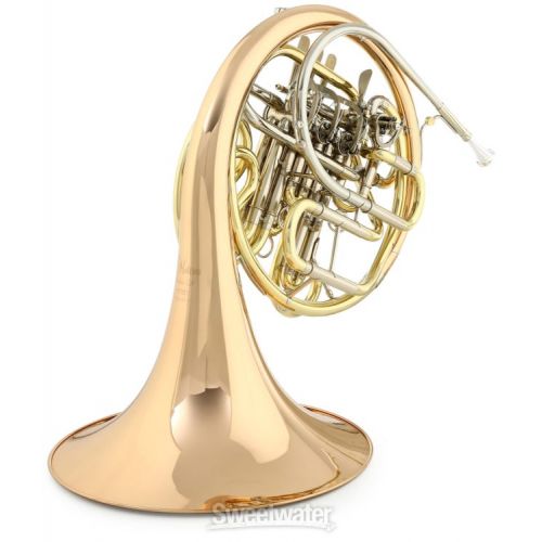  Holton H181 Farkas Professional Double French Horn with Bronze Bell - Clear Lacquer