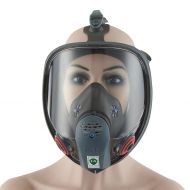 Holulo Organic Vapor Respirator Full Face Respirator Respiratory Protection Paint Chemical Formaldehyde Full w/Activated Carbon Respirator