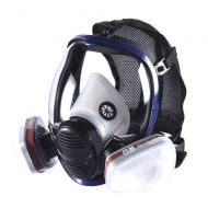 Holulo Organic Vapor Full Face Respirator With Visor Protection For Paint, chemicals, polish