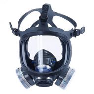 Holulo ST-M70-3 Organic Full Face Respirator Safety Mask (ST-M70-3 Mask+1 Pair 3# filter Cartridges)