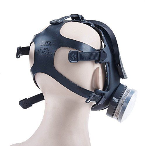  Holulo ST-M70-3 Organic Full Face Respirator Safety Mask (ST-M70-3 Mask+1 Pair 3# filter Cartridges)