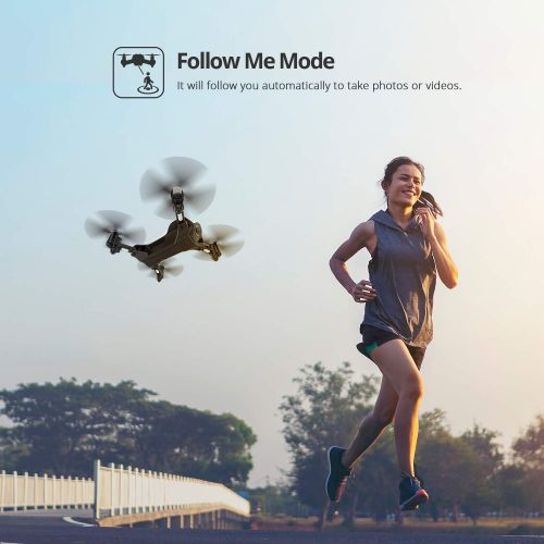  Holy Stone GPS Drone with 1080P Camera and video for adults Foldable Drone for Beginners, RC Quadcopter with GPS Return Home, Follow Me, Altitude Hold and 5G WiFi Transmission, HS1