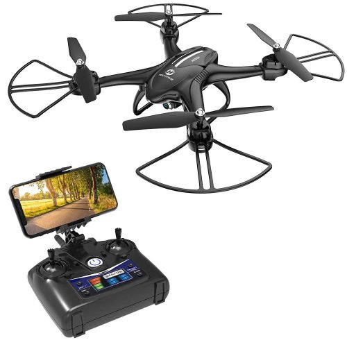  Holy Stone HS200D FPV RC Drone with 720P Camera and Video Quadcopter for Kids & Beginners RTF RC Helicopter with Altitude Hold 3D Flips Heldless Mode Color Black