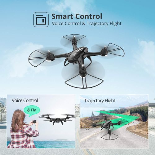  Holy Stone HS200D FPV RC Drone with 720P Camera and Video Quadcopter for Kids & Beginners RTF RC Helicopter with Altitude Hold 3D Flips Heldless Mode Color Black