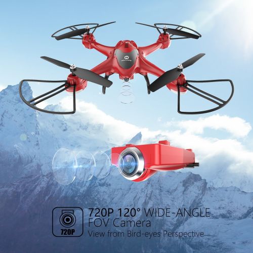  Holy Stone HS200D FPV RC Drone with 720P Camera and Video WiFi Quadcopter for kids and Beginners RTF RC Helicopter with Altitude Hold Headless Mode 3D Flips One Key Take-Off/Landin