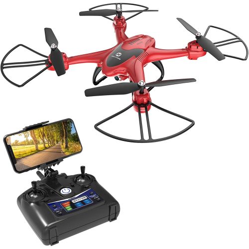  Holy Stone HS200D FPV RC Drone with 720P Camera and Video WiFi Quadcopter for kids and Beginners RTF RC Helicopter with Altitude Hold Headless Mode 3D Flips One Key Take-Off/Landin