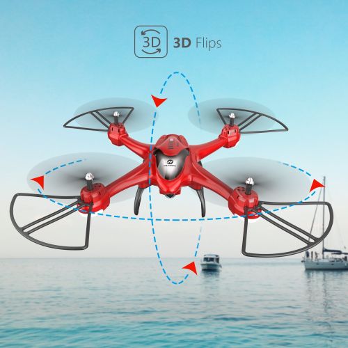  Holy Stone HS200D FPV RC Drone with 720P Camera and Video WiFi Quadcopter for kids and Beginners RTF RC Helicopter with Altitude Hold Headless Mode 3D Flips One Key Take-Off/Landin