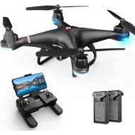 Holy Stone GPS Drone with 1080P HD Camera FPV Live Video for Adults and Kids, Quadcopter HS110G Upgraded Version, 2 Batteries, Altitude Hold, Follow Me and Auto Return, Easy to Use for Beginner