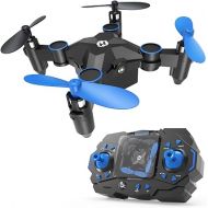 Holy Stone HS190 Drone for Kids, Mini Drone with One-Key Takeoff/Landing, 3D Flips, 3 Speeds and Auto Hovering, Easy to Fly Kids Gifts Toys for Boys and Girls, Blue