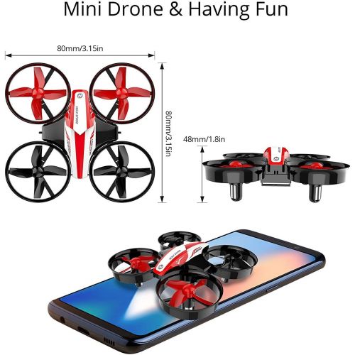  [아마존 핫딜]  [아마존핫딜]Holy Stone HS210 Mini Drone RC Nano Quadcopter Best Drone for Kids and Beginners RC Helicopter Plane with Auto Hovering, 3D Flip, Headless Mode and Extra Batteries Toys for Boys an