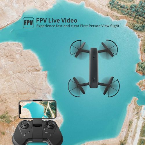  [아마존 핫딜]  [아마존핫딜]Holy Stone FPV Drone with Camera 1080P HD Foldable Drones for Adults with Optical Flow Positioning, RC Quadcopter with Handheld Camera Mode, Portable Charger Function, Modular Batt