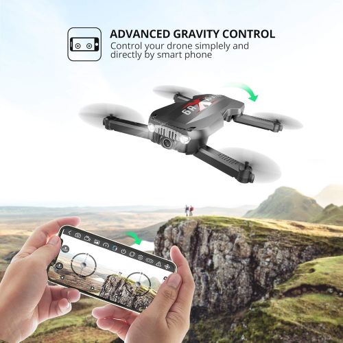  [아마존 핫딜]  [아마존핫딜]Holy Stone Foldable Drone with FPV Camera 1080p HD for Kids and Adults  HS160 Pro RC Quadcopter with Optical Flow Positioning Altitude Hold App Control Headless Mode, 2 Batteries