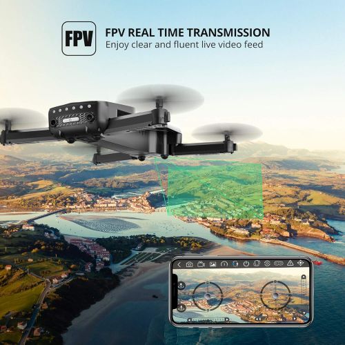  [아마존 핫딜]  [아마존핫딜]Holy Stone Foldable Drone with FPV Camera 1080p HD for Kids and Adults  HS160 Pro RC Quadcopter with Optical Flow Positioning Altitude Hold App Control Headless Mode, 2 Batteries