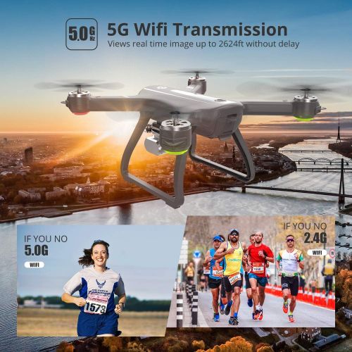  [아마존 핫딜]  [아마존핫딜]Holy Stone HS700D 2K Drone with FHD Camera FPV Live Video for Adults, GPS RC Quadcopter with Brushless Motor, 5G Transmission, Auto Return Home, Long Flight Time, Advanced Selfie f