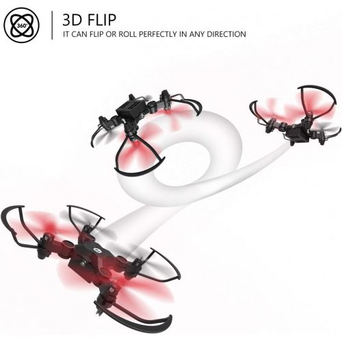  [아마존 핫딜]  [아마존핫딜]Holy Stone HS190 Foldable Mini Nano RC Drone for Kids Gift Portable Pocket Quadcopter with Altitude Hold 3D Flips and Headless Mode Easy to Fly for Beginners