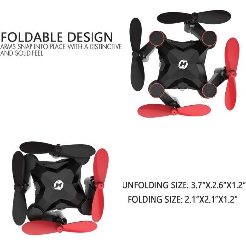  [아마존 핫딜]  [아마존핫딜]Holy Stone HS190 Foldable Mini Nano RC Drone for Kids Gift Portable Pocket Quadcopter with Altitude Hold 3D Flips and Headless Mode Easy to Fly for Beginners