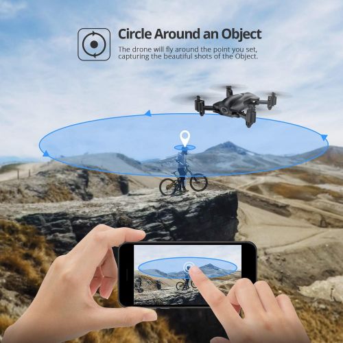  [아마존 핫딜]  [아마존핫딜]Holy Stone GPS Drone FPV Drones with Camera for Adults 1080P HD Live Video, Foldable Drone for Beginners, RC Quadcopter with GPS Return Home, Follow Me, Altitude Hold and 5G WiFi T
