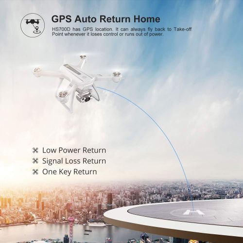  [아마존 핫딜] [아마존핫딜]Holy Stone HS700 FPV Drone with 1080p HD Camera Live Video and GPS Return Home RC Quadcopter for Adults Beginners with Brushless Motor, Follow Me,5G WiFi Transmission, Fit with GoP