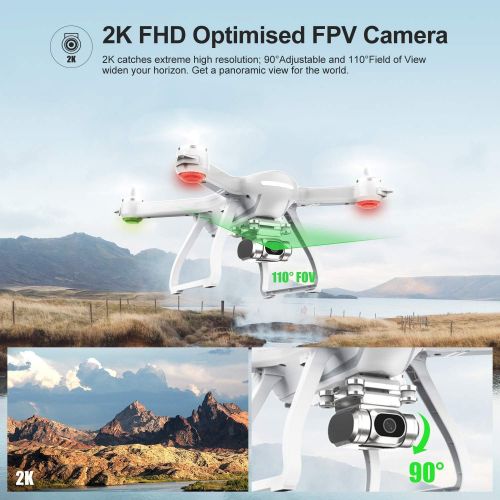  [아마존 핫딜] [아마존핫딜]Holy Stone HS700 FPV Drone with 1080p HD Camera Live Video and GPS Return Home RC Quadcopter for Adults Beginners with Brushless Motor, Follow Me,5G WiFi Transmission, Fit with GoP
