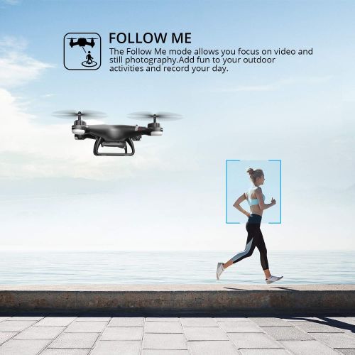  [아마존핫딜][아마존 핫딜] Holy Stone HS110G GPS FPV Drone with 1080P HD Live Video Camera for Adults and Kids, RC Quadcopter with GPS Auto Return Home, Auto Hover and Follow Me Mode, Long Flight Time, Easy