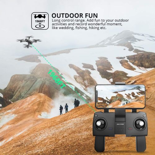  [아마존 핫딜] [아마존핫딜]Holy Stone HS270 GPS 2.7K Drone with FHD FPV Camera Live Video for Adults, Portable Selfie Quadcopter for Beginners with Auto Return Home, Custom Flight Path, Follow Me, Long Contr
