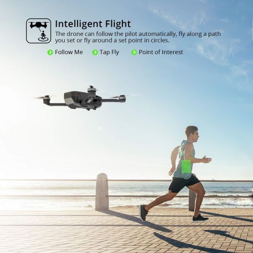  [아마존핫딜][아마존 핫딜] Holy Stone HS720 Foldable GPS Drone with 2K FHD Camera for Adults, Quadcopter with Brushless Motor, Auto Return Home, Follow Me, 26 Minutes Flight Time, Long Control Range, Include