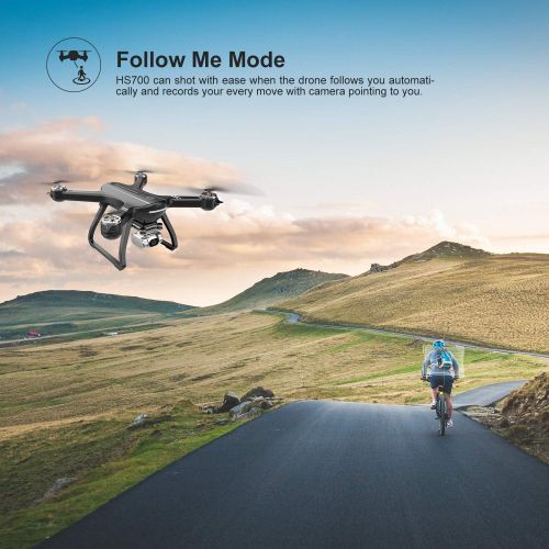  [아마존핫딜][아마존 핫딜] Holy Stone HS700D FPV Drone with 2K FHD Camera Live Video and GPS Return Home, RC Quadcopter for Adults Beginners with Brushless Motor, Follow Me, 5G WiFi Transmission, Modular Bat