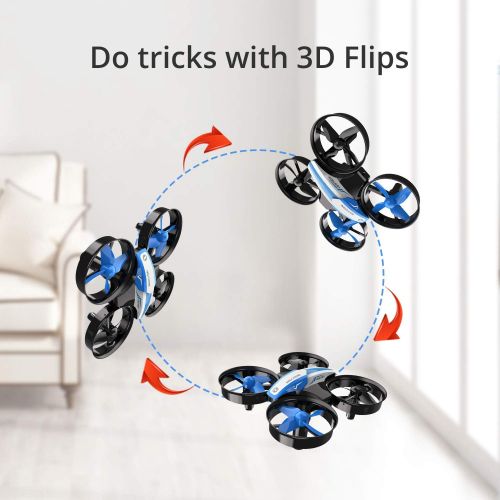  [아마존 핫딜] Holy Stone Mini Drone for Kids and Beginners RC Nano Quadcopter Indoor Small Helicopter Plane with Auto Hovering, 3D Flip, Headless Mode and 3 Batteries, Great Gift Toy for Boys an