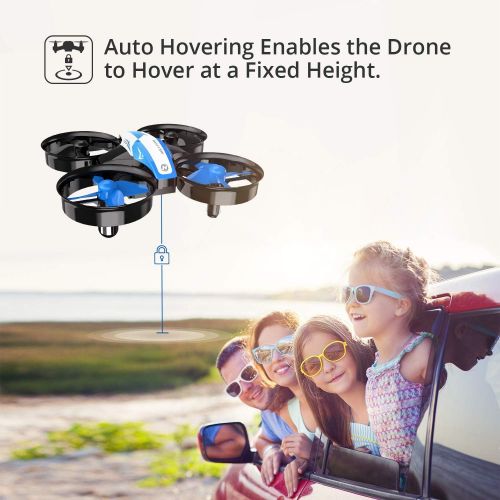  [아마존 핫딜] Holy Stone Mini Drone for Kids and Beginners RC Nano Quadcopter Indoor Small Helicopter Plane with Auto Hovering, 3D Flip, Headless Mode and 3 Batteries, Great Gift Toy for Boys an