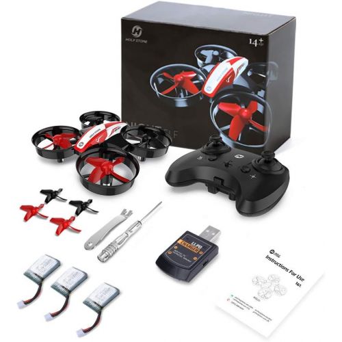  [아마존베스트]Holy Stone HS210 Mini Drone RC Nano Quadcopter Best Drone for Kids and Beginners RC Helicopter Plane with Auto Hovering, 3D Flip, Headless Mode and Extra Batteries Toys for Boys an
