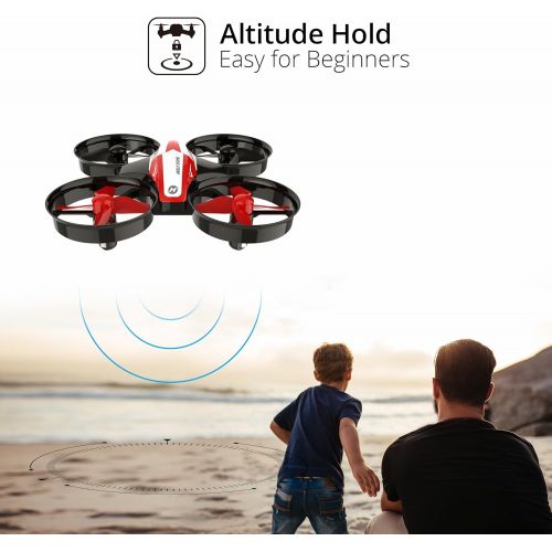  [아마존베스트]Holy Stone HS210 Mini Drone RC Nano Quadcopter Best Drone for Kids and Beginners RC Helicopter Plane with Auto Hovering, 3D Flip, Headless Mode and Extra Batteries Toys for Boys an