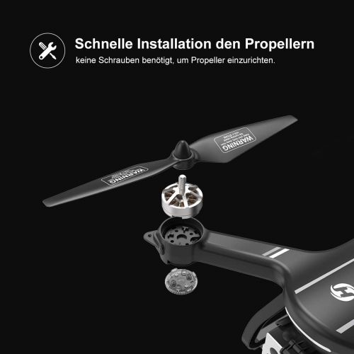  [아마존 핫딜]  [아마존핫딜]Holy Stone HS700 FPV Drohne mit 1080P Kamera HD Live UEbertragung,GPS Return to Home,Follow Me,rc Quadrocopter ferngesteuert mit brushless Motor,5g WiFi kompatibel fuer GoPro, Anfang