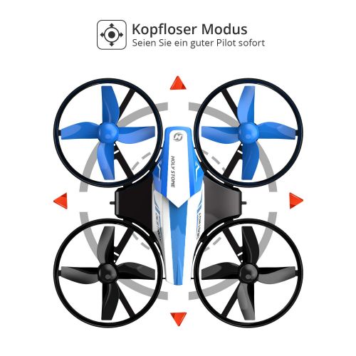  [아마존 핫딜]  [아마존핫딜]Holy Stone HS210 Mini Drohne fuer Kinder, Indoor Quadrocopter Helikopter Ferngesteuert mit 3 Akkus, Bis zu 21 Minuten Flugzeit, Anfangerfreundliche Funktionen, Ideal fuer Kinder Anfa