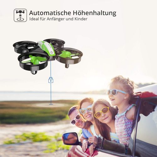  [아마존 핫딜]  [아마존핫딜]Holy Stone HS210 Mini Drohne fuer Kinder, Indoor Quadrocopter Helikopter Ferngesteuert mit 3 Akkus, Bis zu 21 Minuten Flugzeit, Anfangerfreundliche Funktionen, Ideal fuer Kinder Anfa