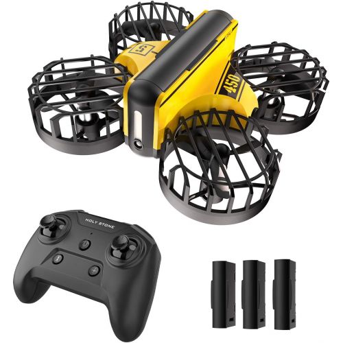  Holy Stone HS450 Mini Drone, Remote Control Nano Quadcopter for Kids, with 3 Batteries, Throw to Go, Flips, Circle Flying, Altitude Hold, Christmas Gifts and Toys